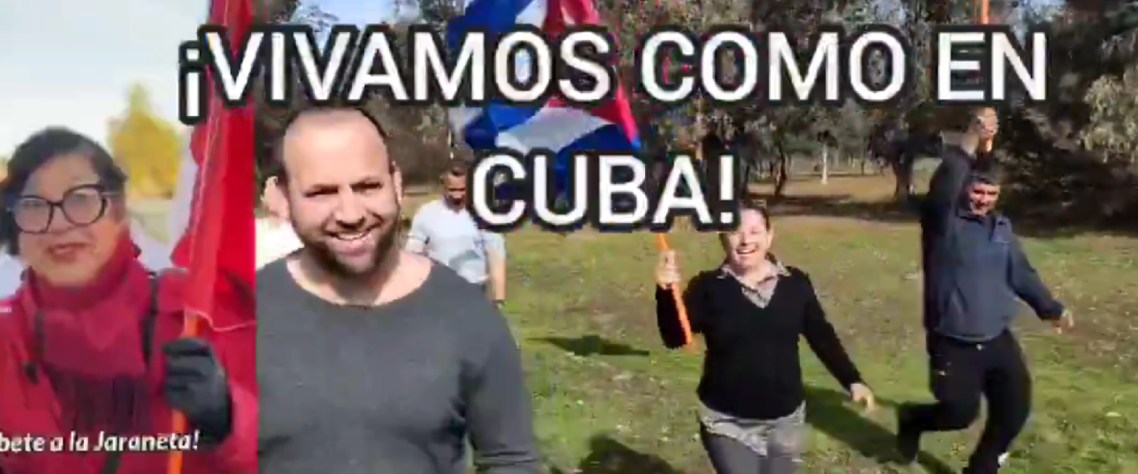 Cubanos en Chile hacen parodia de Jeannette Jara